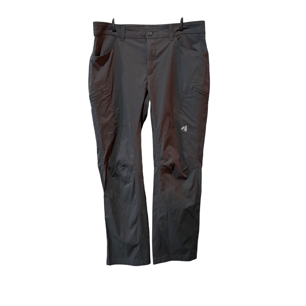 Eddie Bauer First Ascent Guide Pants Mens 38x32 Gray Hiking Technical Gorpcore